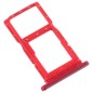 TIROIR SUPPORT CARTE DOUBLE SIM MICROSD DU HUAWEI HONOR 9X ROUGE TIROIR SUPPORT CARTE DOUBLE SIM MICROSD DU HUAWEI HONOR 9X ROUGE