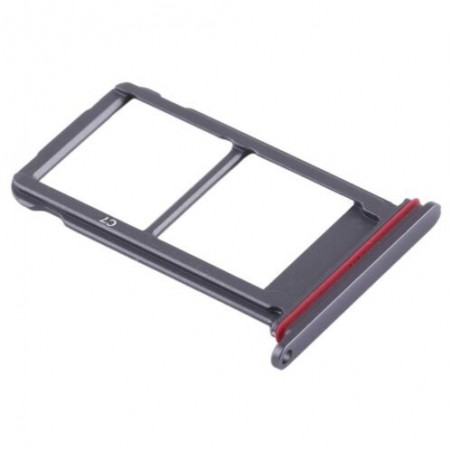 TIROIR SUPPORT CARTE DOUBLE SIM MICROSD DU HUAWEI MATE 10 PRO NOIR