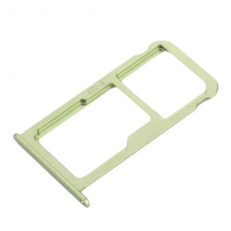TIROIR SUPPORT CARTE DOUBLE SIM MICROSD DU HUAWEI P10 VERT