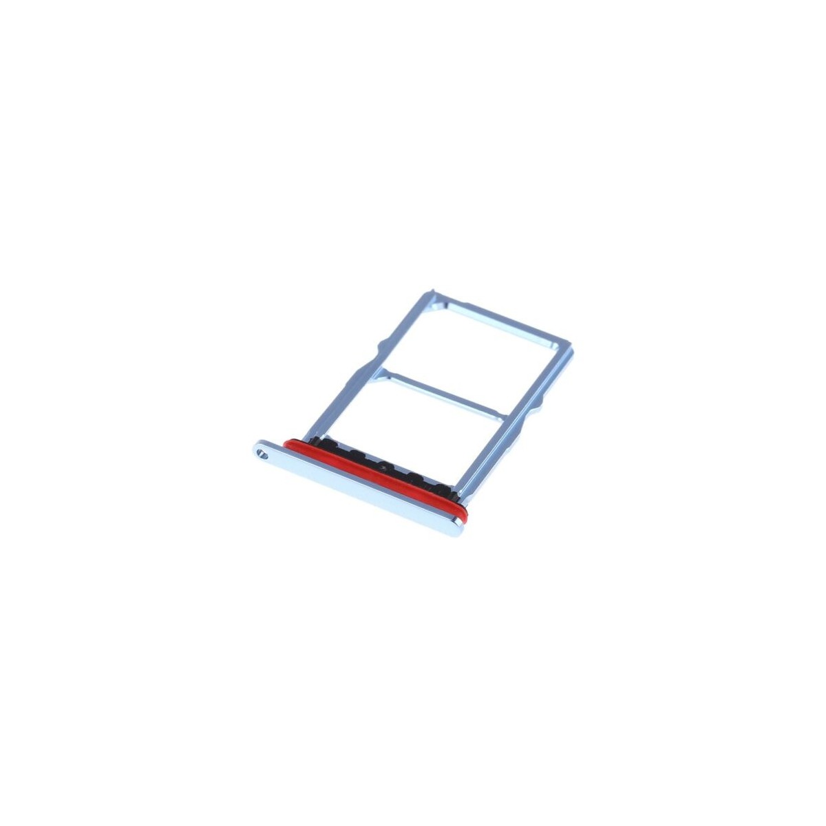 TIROIR SUPPORT CARTE DOUBLE SIM MICROSD DU HUAWEI P30 BLEU CLAIR TIROIR SUPPORT CARTE DOUBLE SIM MICROSD DU HUAWEI P30 BLEU CLAIR