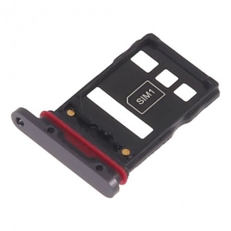 TIROIR SUPPORT CARTE DOUBLE SIM MICROSD DU HUAWEI P30 PRO NOIR