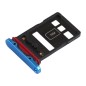 TIROIR SUPPORT CARTE DOUBLE SIM MICROSD DU HUAWEI P30 PRO BLEU