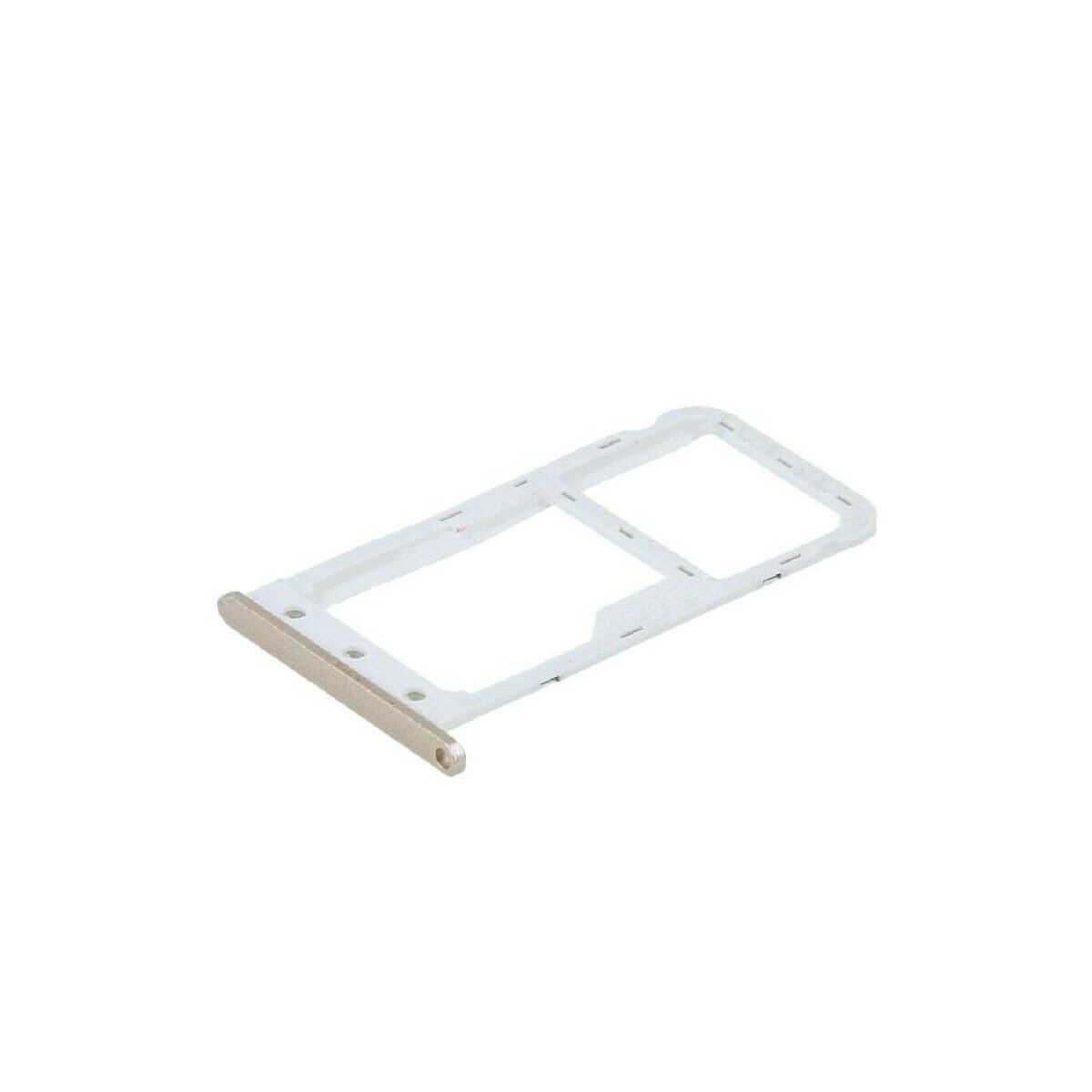 TIROIR SUPPORT CARTE DOUBLE SIM MICROSD DU HUAWEI Y6 PRO 2017 OR TIROIR SUPPORT CARTE DOUBLE SIM MICROSD DU HUAWEI Y6 PRO 2017 OR