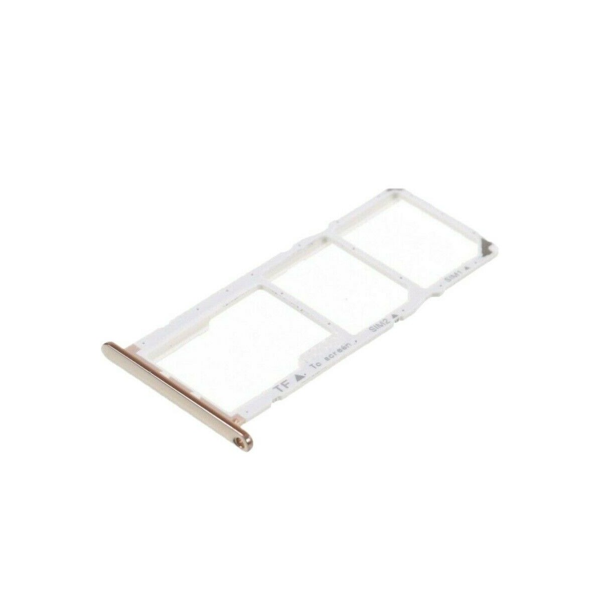TIROIR SUPPORT CARTE DOUBLE SIM MICROSD DU HUAWEI Y6 2018 OR TIROIR SUPPORT CARTE DOUBLE SIM MICROSD DU HUAWEI Y6 2018 OR