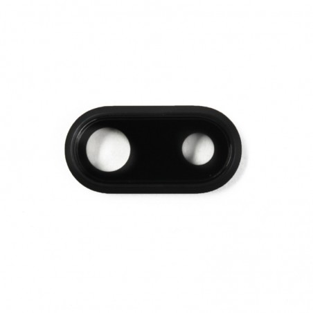 Lentille Vitre Cache caméra arrière pour iPhone 8 Plus Noir