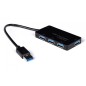 HUB 4 ports USB 3.0 Super haute vitesse adaptateur pour PC portable HUB 4 ports USB 3.0 Super haute vitesse adaptateur pour PC portable