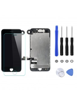 BLOC LCD POUR IPHONE 8 NOIR TOUT ASSEMBLÉ VITRE TACTILE + ECRAN LCD REMPLACEMENT + OUTILS + 1 VERRE TREMPÉ + JOINT