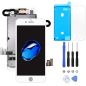 BLOC LCD POUR IPHONE 7 PLUS BLANC TOUT ASSEMBLÉ VITRE TACTILE + ECRAN LCD REMPLACEMENT + OUTILS + VERRE TREMPE + JOINT BLOC LCD POUR IPHONE 7 PLUS BLANC TOUT ASSEMBLÉ VITRE TACTILE + ECRAN LCD REMPLACEMENT + OUTILS + VERRE TREMPE + JOINT