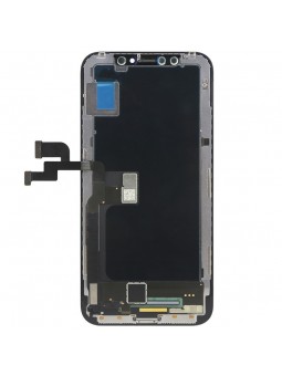 ECRAN OLED LCD VITRE TACTILE SUR CHASSIS POUR IPHONE XS NOIR AVEC OUTILS + VERRE TREMPE + JOINT'