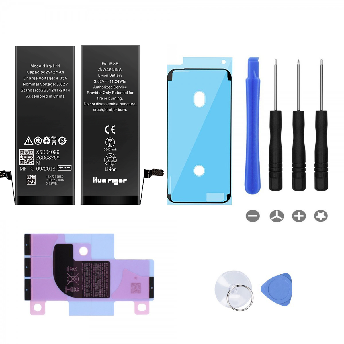 Kit Batterie de réparation pour iPhone XR