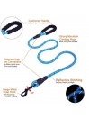 Laisse bleu pour Chien en Nylon Réglable Solide de Haute Qualité Réfléchissant 1,5 m Corde Grands ou Moyens Chiens