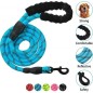 Laisse bleu pour Chien en Nylon Réglable Solide de Haute Qualité Réfléchissant 1,5 m Corde Grands ou Moyens Chiens