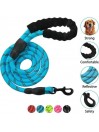 Laisse bleu pour Chien en Nylon Réglable Solide de Haute Qualité Réfléchissant 1,5 m Corde Grands ou Moyens Chiens