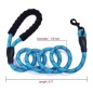 Laisse bleu pour Chien en Nylon Réglable Solide de Haute Qualité Réfléchissant 1,5 m Corde Grands ou Moyens Chiens
