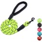 Laisse vert pour Chien en Nylon Réglable Solide de Haute Qualité Réfléchissant 1,5 m Corde Grands ou Moyens Chiens
