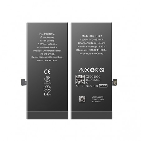 BATTERIE POUR IPHONE 12 INTERNE NEUVE DE REMPLACEMENT SANS OUTILS