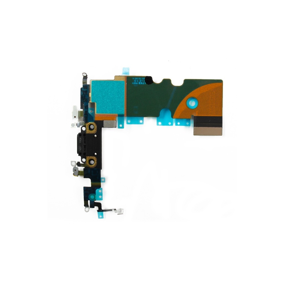 Nappe dock flex connecteur de charge noir micro antenne pour iPhone SE 2022