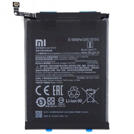 Batterie Compatible Pour Xiaomi Redmi Note 9 (BN54)