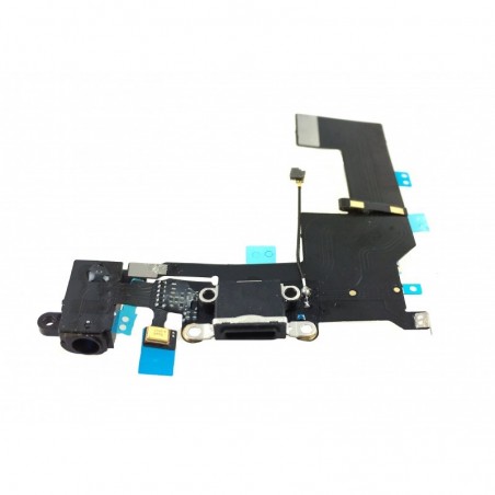 NAPPE DOCK CONNECTEUR DE CHARGE ET JACK POUR IPHONE SE NOIR
