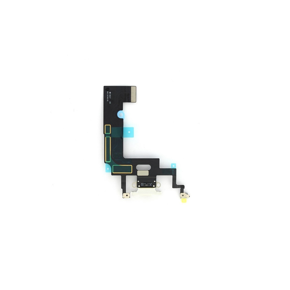 Nappe connecteur port de charge charging flex pour iPhone Xr Blanc