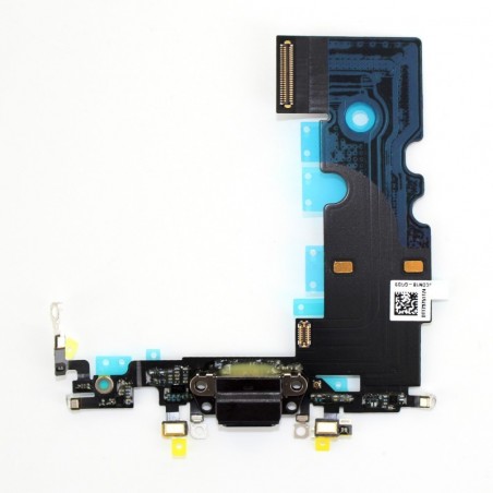 Nappe dock flex connecteur de charge noir micro antenne pour iPhone 8