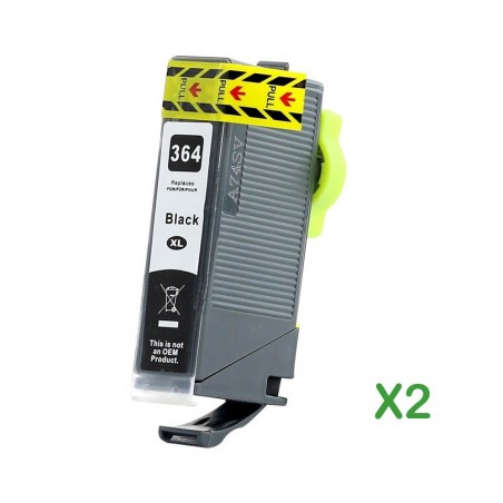 8 Cartouches compatibles avec HP364XL