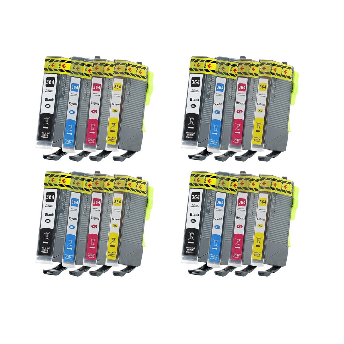 16 Cartouches compatibles avec HP364XL 16 Cartouches compatibles avec HP364XL