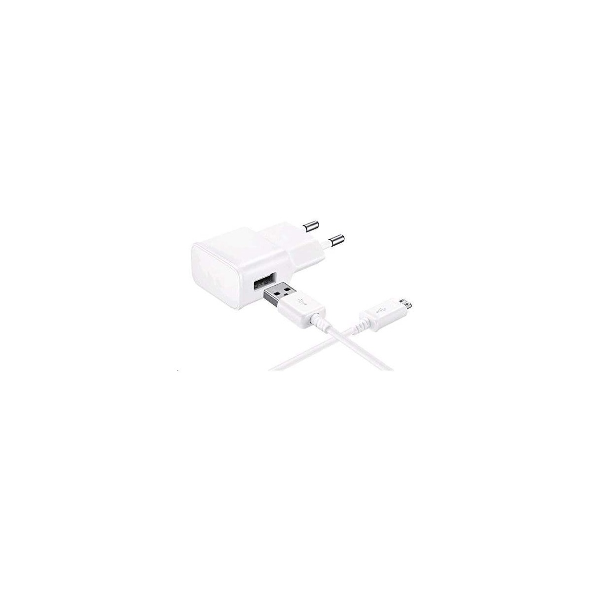 Chargeur pour Samsung Galaxy J3/ J3 2017/J2 2018/J5 /J5 2017 + Câble Micro-USB - CHARGEUR MICRO USB BLANC-iP