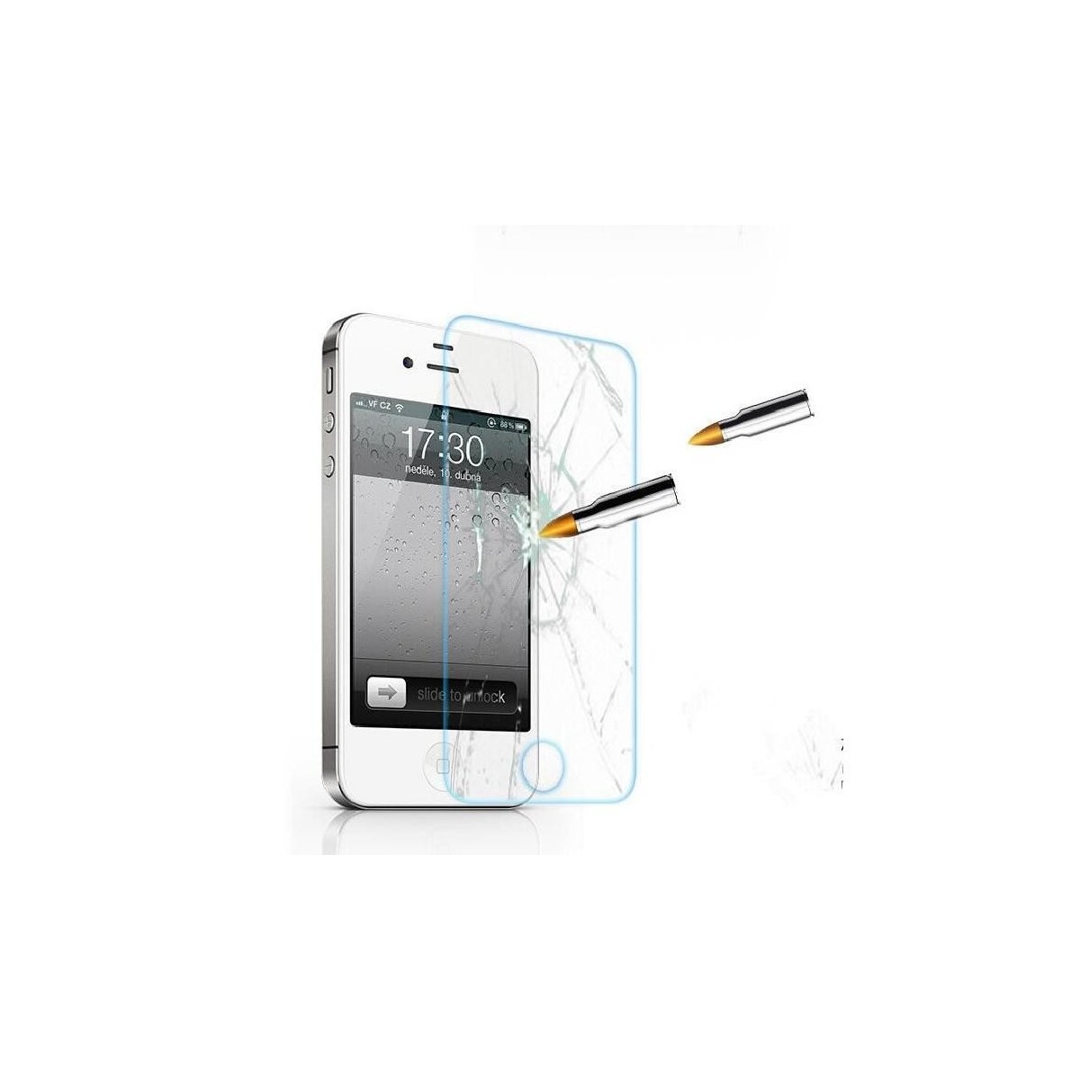 1 Verre Trempé iPhone 4 1 Verre Trempé iPhone 4