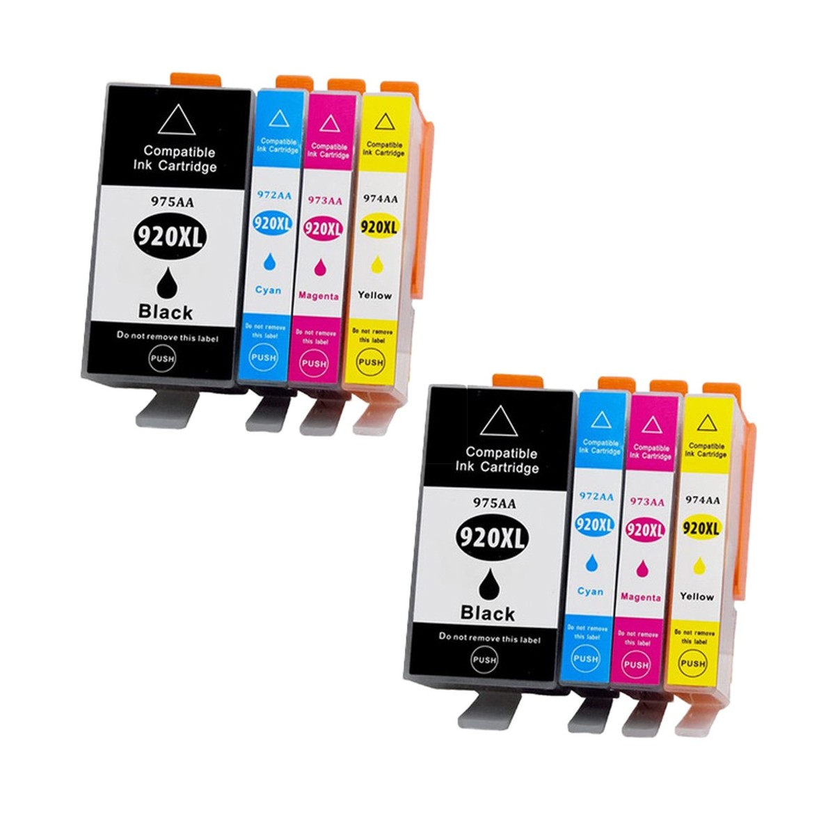 8 Cartouches compatible avec HP920XL 8 Cartouches compatible avec HP920XL