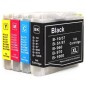 4 Cartouches compatible avec Brother LC1000/970 4 Cartouches compatible avec Brother LC1000/970