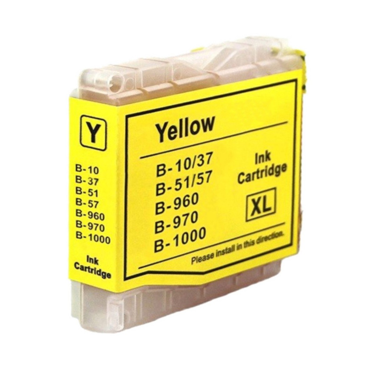 1 Cartouche Yellow compatible avec Brother LC970 LC1000