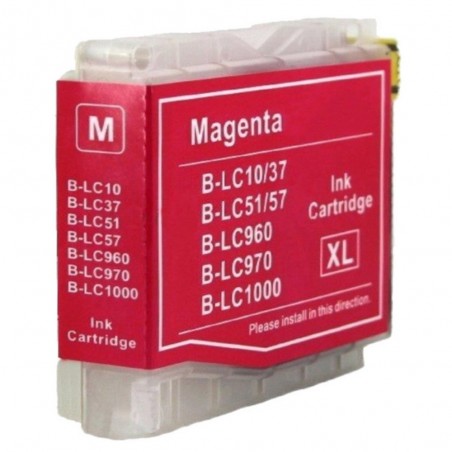 1 Cartouche Magenta compatible avec Brother LC970 LC1000