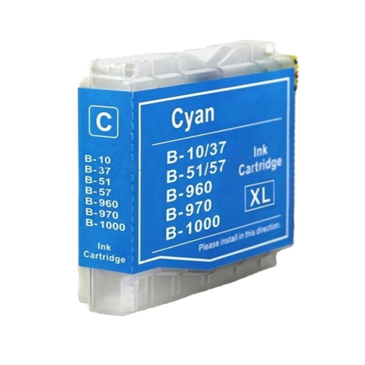 1 Cartouche Cyan compatible avec Brother LC970 LC1000