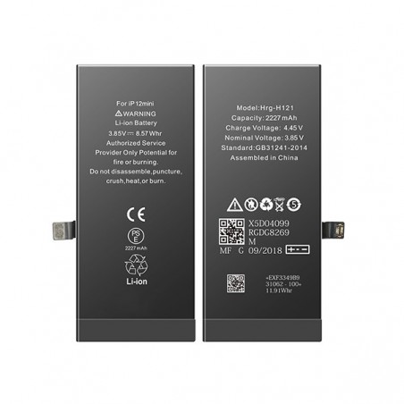 BATTERIE POUR IPHONE 12 MINI INTERNE NEUVE DE REMPLACEMENT SANS OUTILS