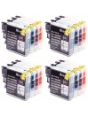 16 Cartouches compatible avec Brother LC-980-985-1100