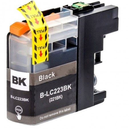 1 Cartouche compatible avec BROTHER LC-223 LC-225 LC-227 XL BK Noir