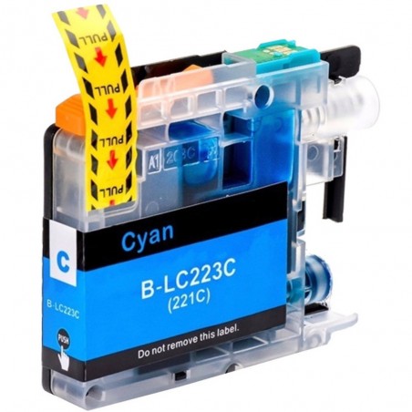 1 Cartouche compatible avec BROTHER LC-223 LC-225 LC-227 XL Cyan