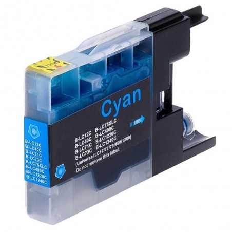 1 Cartouche compatible Brother LC1220/LC1240/LC1280 Cyan