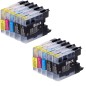 10 Cartouches compatible avec Brother LC1220/LC1240/LC1280 10 Cartouches compatible avec Brother LC1220/LC1240/LC1280