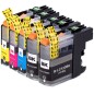 5 Cartouches compatibles BROTHER LC123 (2BK+CMY) 5 Cartouches compatibles BROTHER LC123 (2BK+CMY)