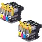 8 Cartouches compatibles BROTHER LC123 LC125 LC127 XL 8 Cartouches compatibles BROTHER LC123 LC125 LC127 XL