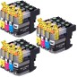 12 Cartouches compatibles BROTHER LC123 LC125 LC127 XL 12 Cartouches compatibles BROTHER LC123 LC125 LC127 XL
