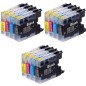 12 Cartouches compatible avec Brother LC1220/LC1240/LC1280 12 Cartouches compatible avec Brother LC1220/LC1240/LC1280
