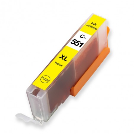 1 Cartouche Yellow compatible Canon CLI-551 11ML