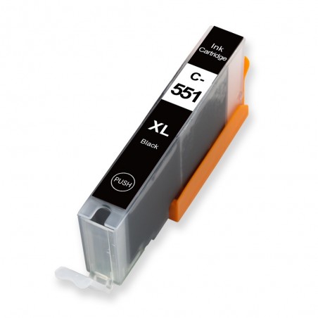 1 Cartouche compatible Canon CLI-551 Noir 11ML