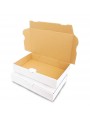 100 Boîtes pour expédition en carton blanc 240x160x45mm