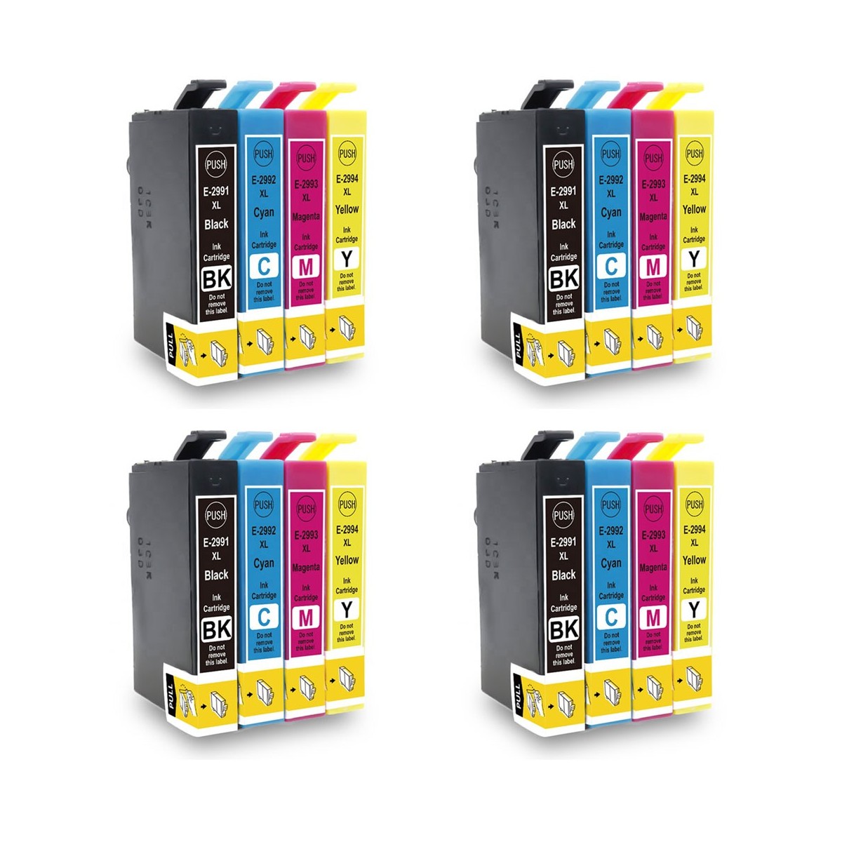 16 Cartouches compatibles EPSON T29 XL (Série Fraise) 16 Cartouches compatibles EPSON T29 XL (Série Fraise)