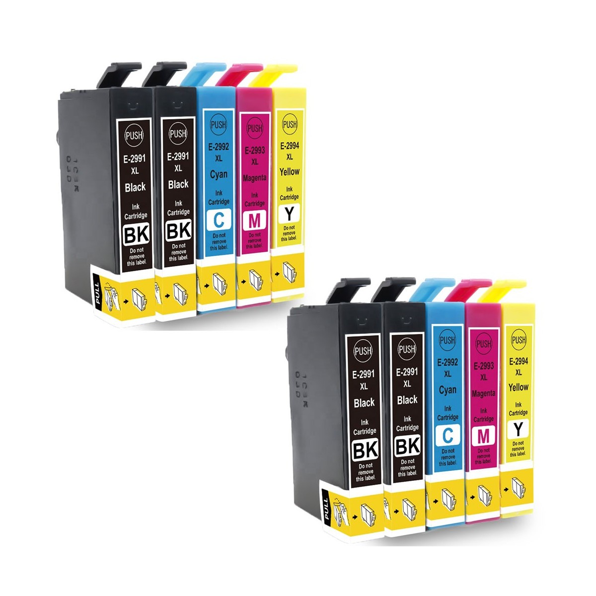 10 Cartouches compatibles EPSON T29 XL (Série Fraise) 10 Cartouches compatibles EPSON T29 XL (Série Fraise)
