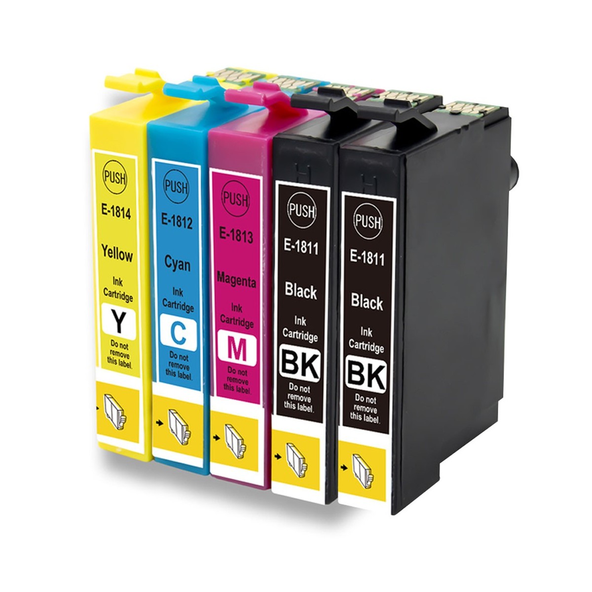 5 Cartouches Compatibles EPSON 18XL (Série Pâquerette) 5 Cartouches Compatibles EPSON 18XL (Série Pâquerette)